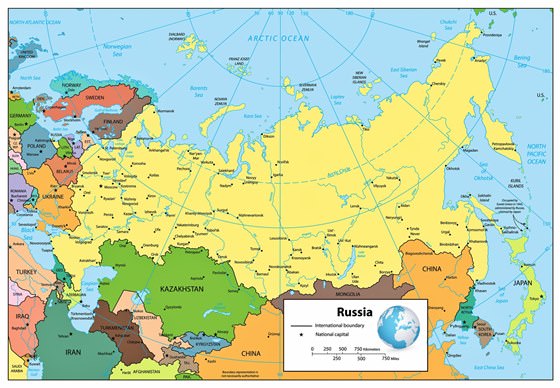Map  Russia