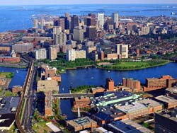 Boston panorama - popular sightseeings in Boston