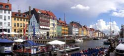 Copenhagen panorama - popular sightseeings in Copenhagen