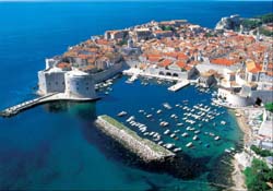 Dubrovnik panorama - popular sightseeings in Dubrovnik