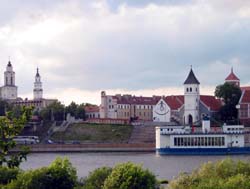 Kaunas panorama - popular sightseeings in Kaunas