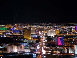Las Vegas panorama - popular sightseeings in Las Vegas