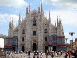 Milan panorama - popular sightseeings in Milan