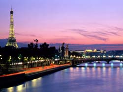 Paris panorama - popular sightseeings in Paris