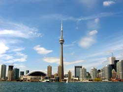 Toronto panorama - popular sightseeings in Toronto