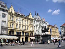 Zagreb panorama - popular sightseeings in Zagreb
