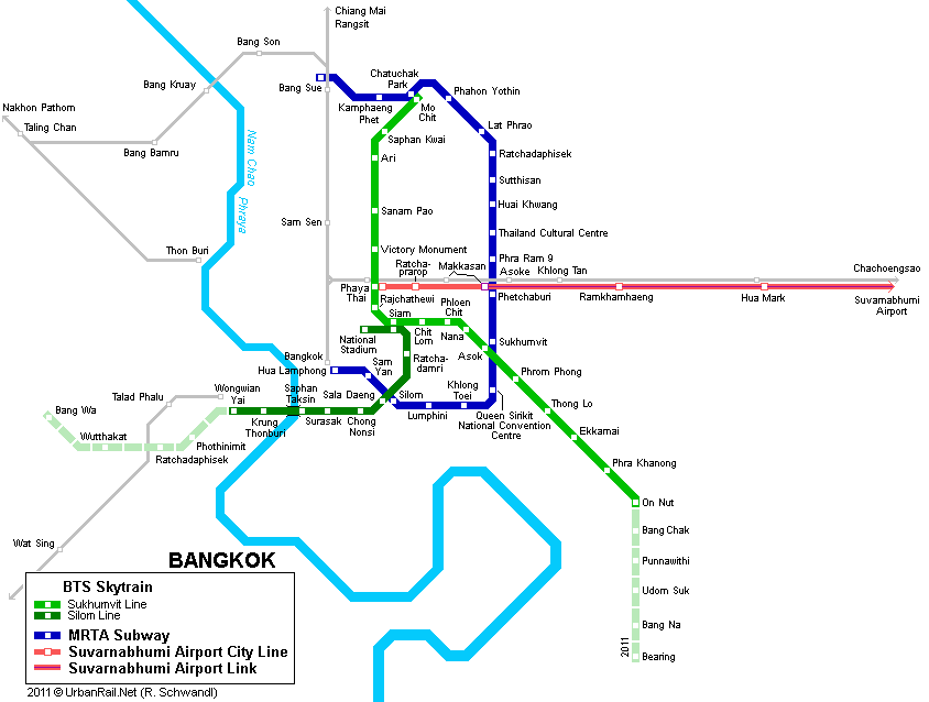 Bangkok metro map
