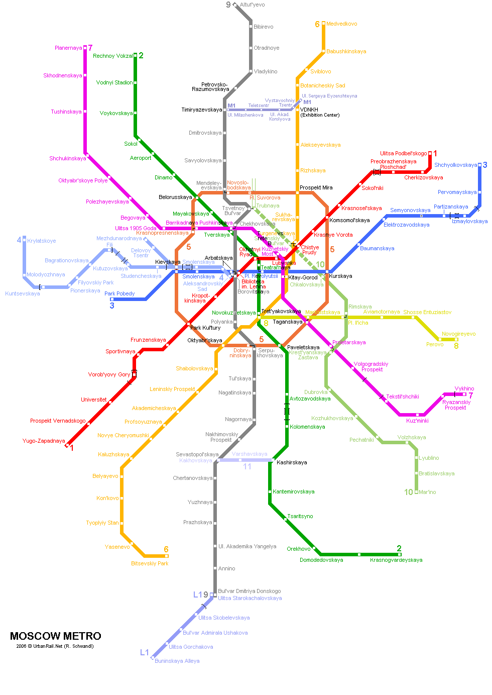 Moscow Subway Map For Download Metro In Moscow High Resolution