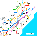 Metrokaart van Barcelona