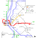 Boedapest metro kaart - OrangeSmile.com