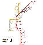 Cairo metro kaart - OrangeSmile.com
