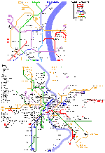 Metrokaart van Keulen