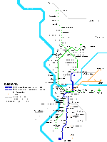 Metrokaart van Duisburg