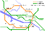 Glasgow metro kaart - OrangeSmile.com