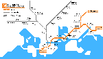 Helsinki metro kaart - OrangeSmile.com