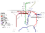 Kyoto metro kaart - OrangeSmile.com