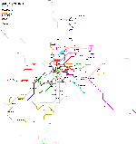 Carte du métro a Madrid