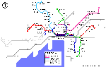 Metrokaart van Oslo