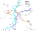 Metrokaart van Rome