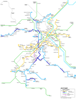 Carte du métro a Stuttgart