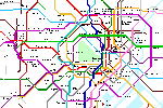 Metrokaart van Tokyo