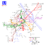 Wenen metro kaart - OrangeSmile.com