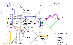 Carte des itinéraires de tram Bruxelles