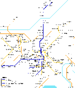Carte des itinéraires de tram Essen