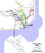 Carte des itinéraires de tram Lisbonne