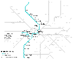 Carte des itinéraires de tram Manchester