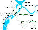 Carte des itinéraires de tram Potsdam