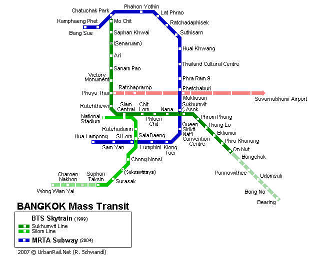 Bangkok Metro Map Pdf