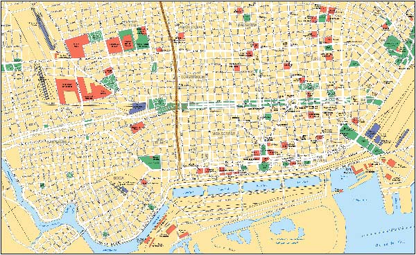 Hoge-resolutie grote stads-kaart van Buenos Aires