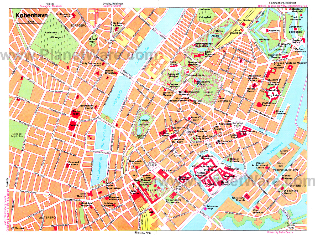 Metro Kopenhaga Mapa