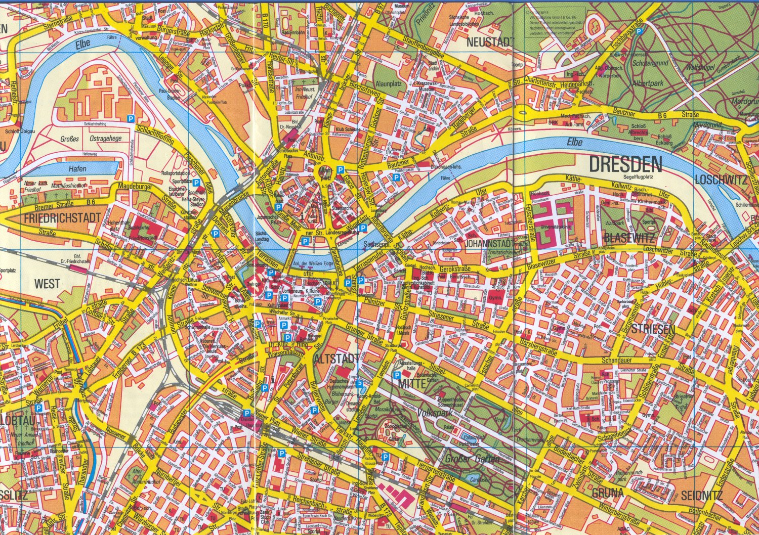 Dresden Map - Detailed City and Metro Maps of Dresden for Download