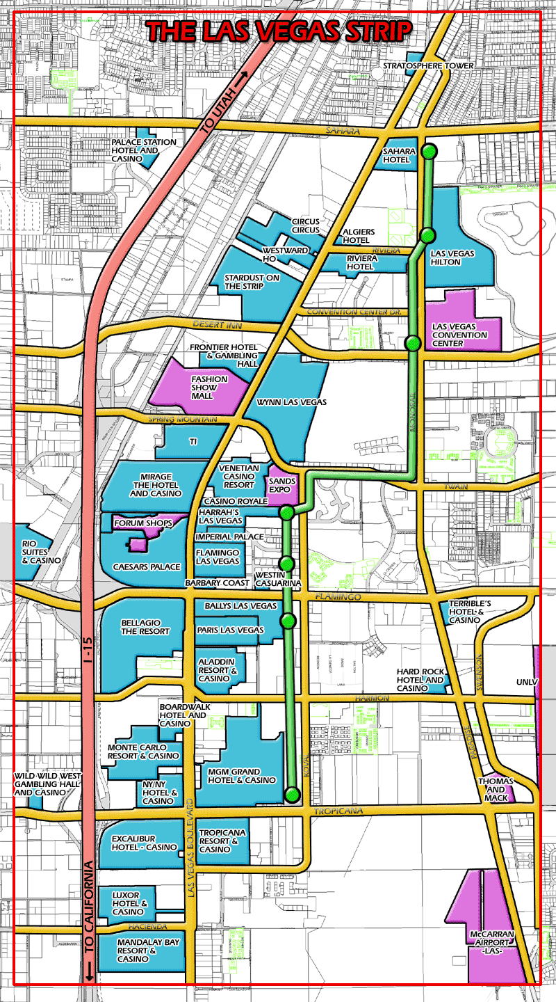 Las Vegas Map - Detailed City and Metro Maps of Las Vegas for Download | 0