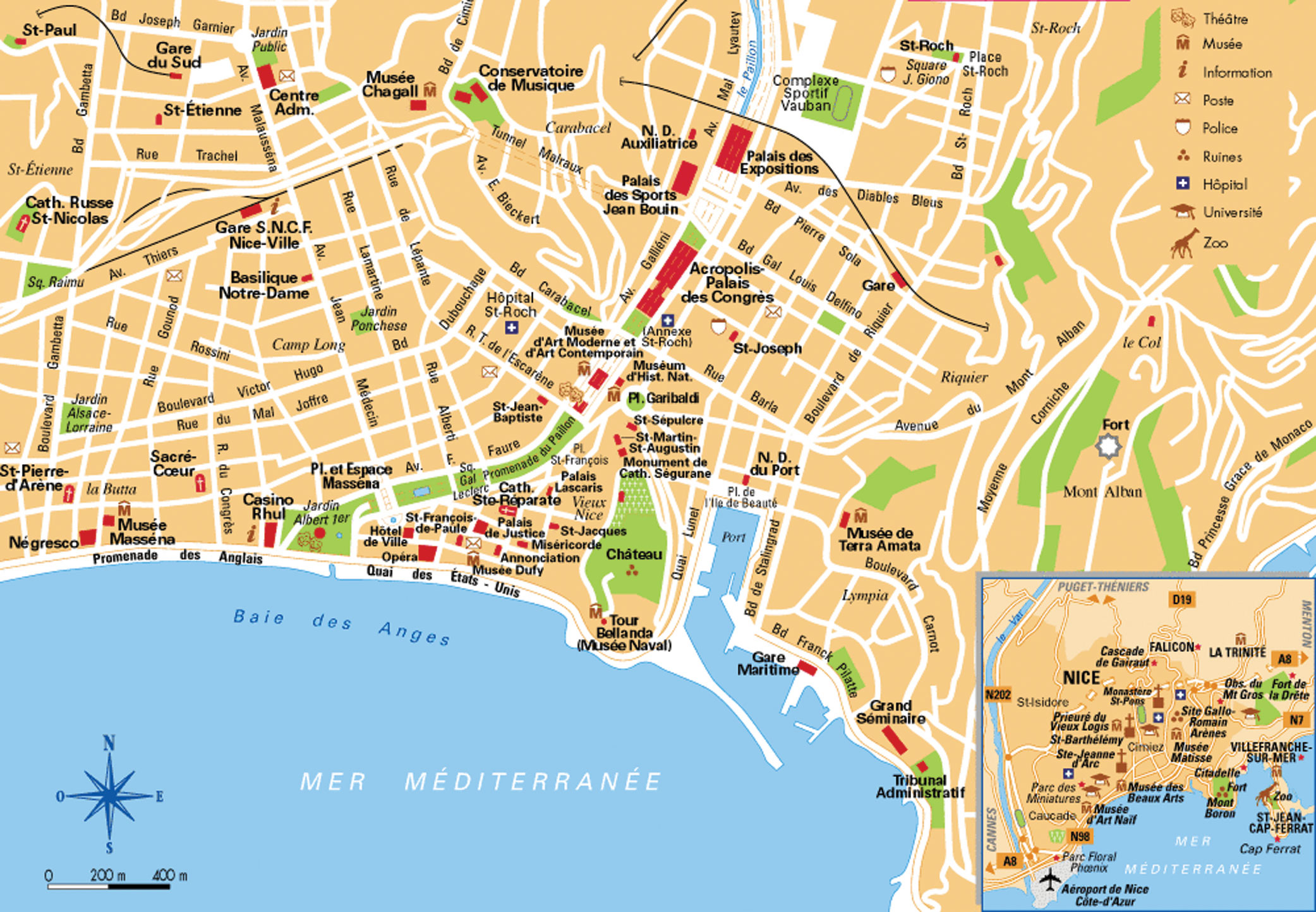 map of nice france