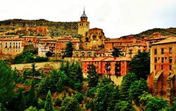Город Альбаррасин, Испания