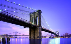 Die Brooklyn Bridge, Vereinigte Staaten