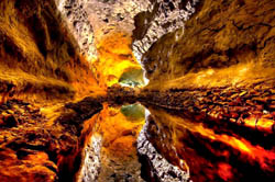 Cueva de Los Verdes Höhle, Spanien