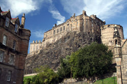 Das Edinburghschloss, Schottland