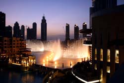 Fuentes en Dubai, Emiratos Árabes Unidos