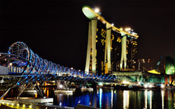 Helix Köprüsü, Singapur