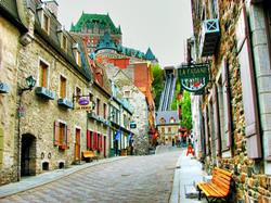 Historischer Bezirk von altem Quebec, Kanada