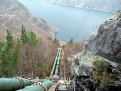 Лестница Флерли , Ladder Florli, Норвегия