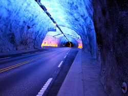 Laerdal Tunnel, Norwegen