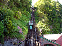 El Ferrocarril Lynton & Lynmouth Cliff