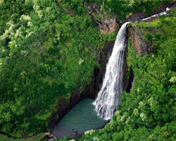 Manawaiopuna Wasserfall