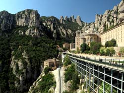 Monasterio de Montserrat, Spanien