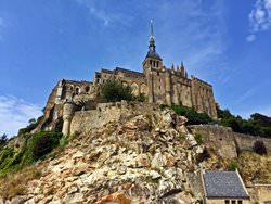 Остров-крепость Мон-Сен-Мишель , Mont Saint-Michel, Франция